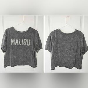 Gray Malibu Graphic T-Shirt